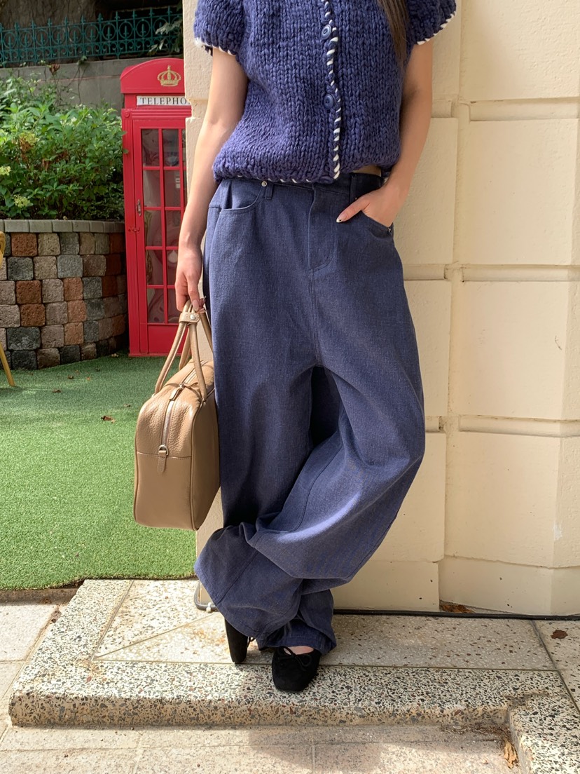 MAISONDEGLORY東大門實拍女裝新品熱賣推薦休閑休閑褲水洗MAISONDEGLORY休閑褲