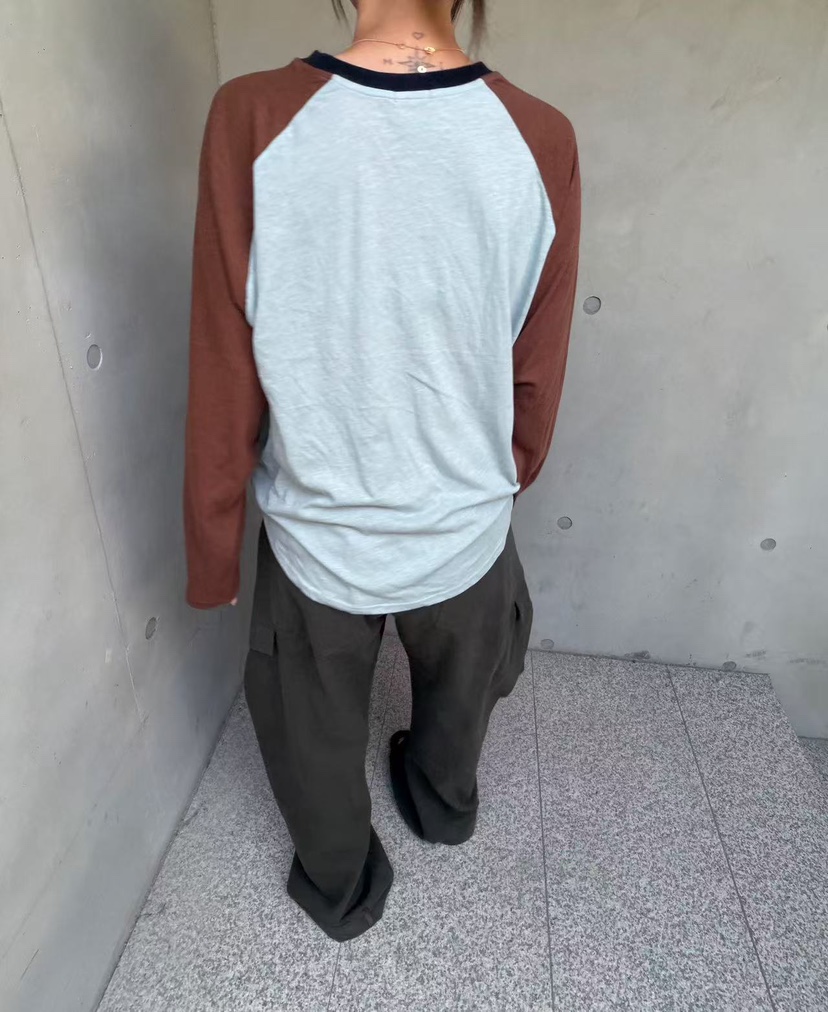 OLI EDIT韓國直郵女裝新款推薦人氣休閑時尚真品長袖T恤OLI EDIT長袖T恤