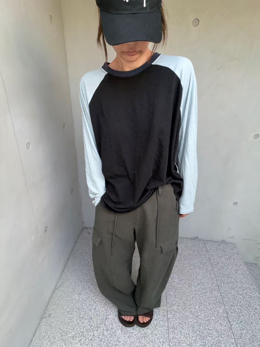 OLI EDIT韓國直郵女裝新款推薦人氣休閑時尚真品長袖T恤OLI EDIT長袖T恤