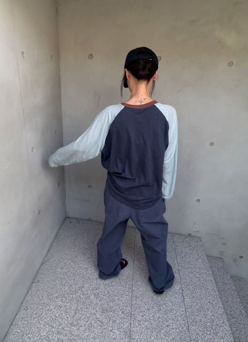 OLI EDIT韓國直郵女裝新款推薦人氣休閑時尚真品長袖T恤OLI EDIT長袖T恤