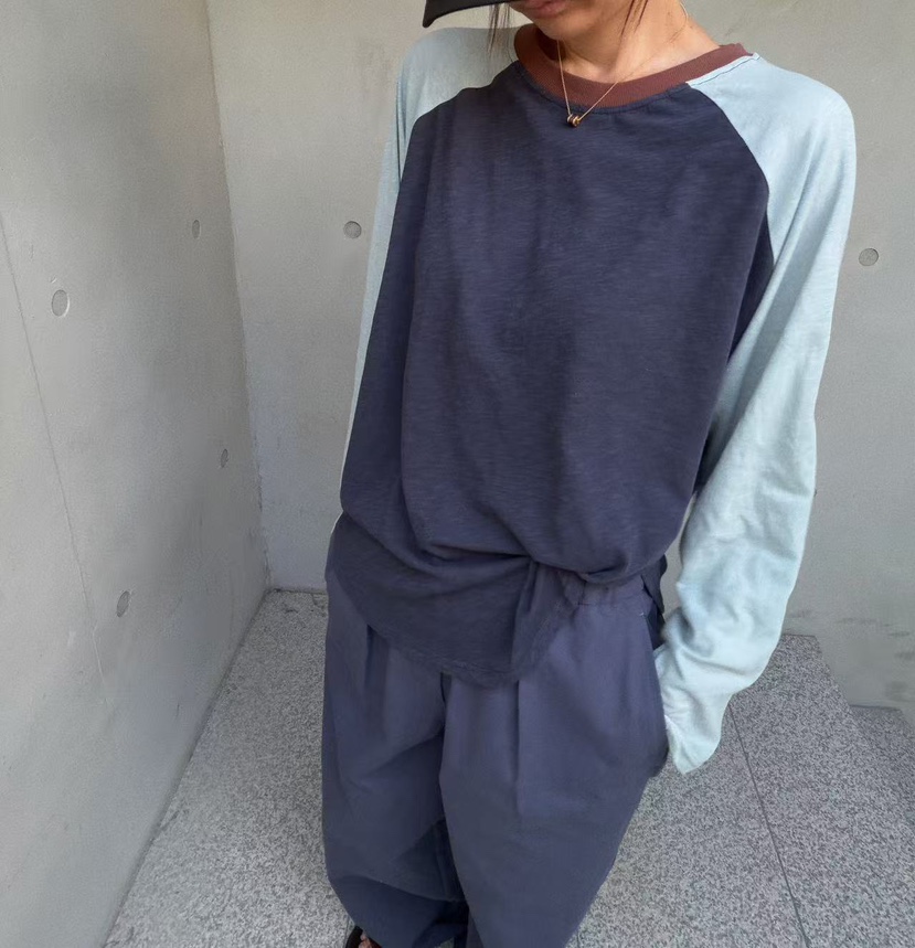 OLI EDIT韓國直郵女裝新款推薦人氣休閑時尚真品長袖T恤OLI EDIT長袖T恤