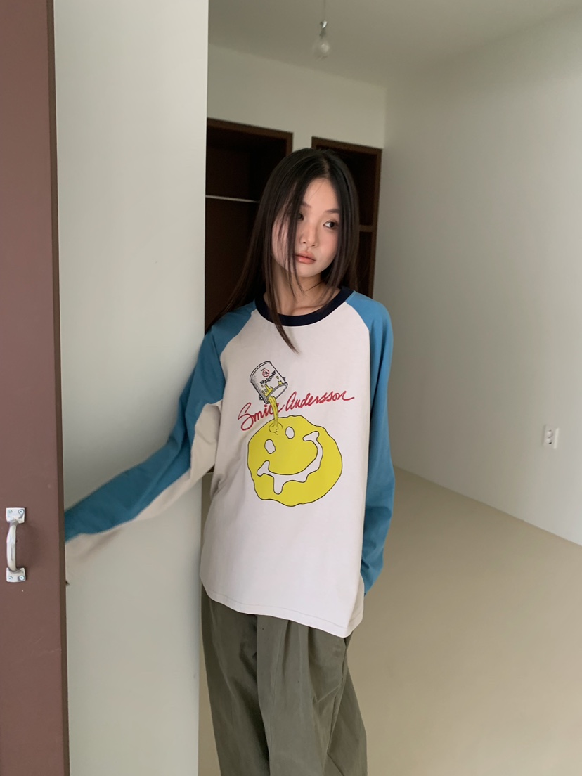 CAMEL-P東大門代購女裝新品推薦長袖T恤Came_l 家長袖T恤