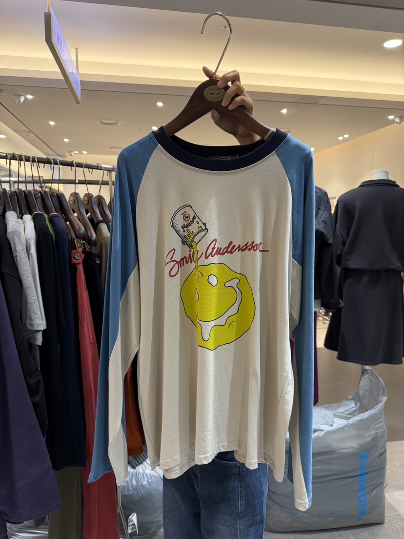 CAMEL-P東大門代購女裝新品推薦長袖T恤Came_l 家長袖T恤圖色2