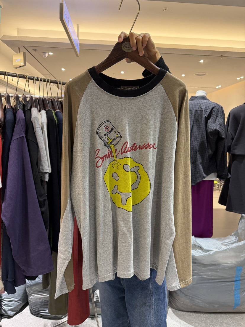 CAMEL-P東大門代購女裝新品推薦長袖T恤Came_l 家長袖T恤圖色3
