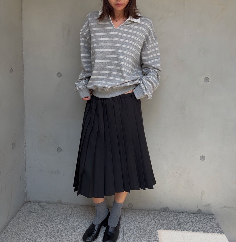 OLI EDIT東大門代購女士新品時尚熱賣半身裙中短裙百褶褶裙OLI EDIT半身裙/中短裙