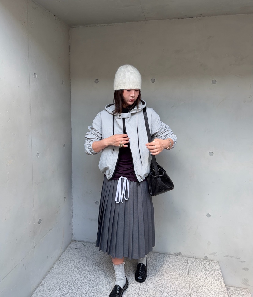 OLI EDIT東大門代購女士新品時尚熱賣半身裙中短裙百褶褶裙OLI EDIT半身裙/中短裙