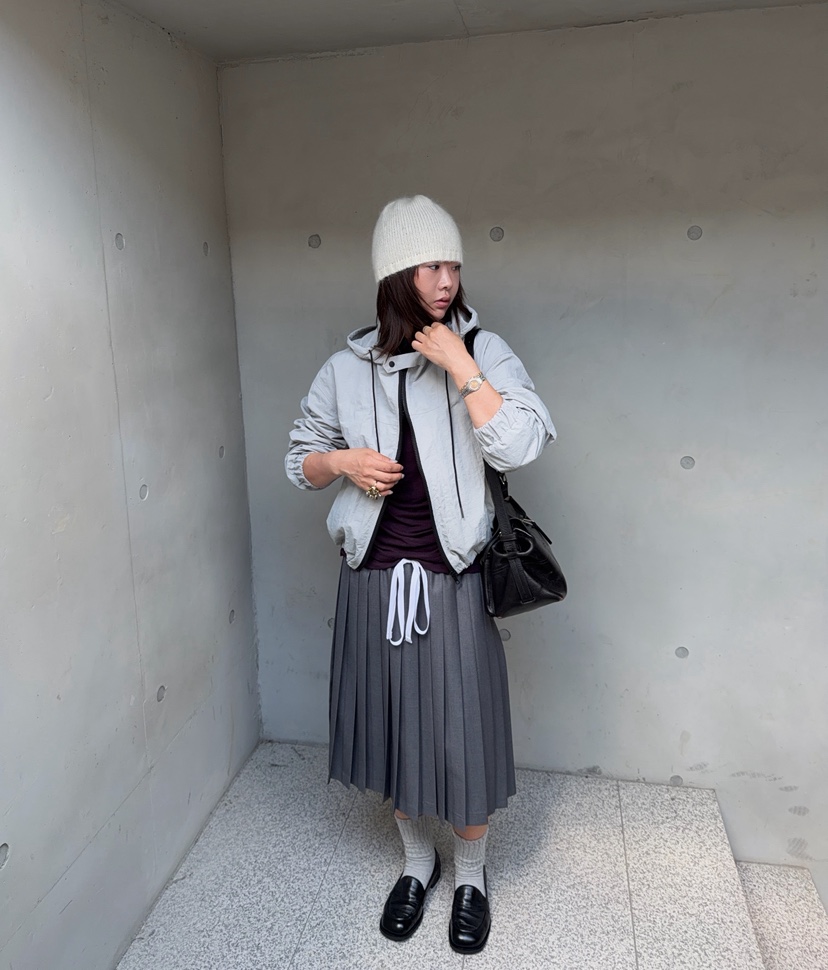 OLI EDIT東大門代購女士新品時尚熱賣半身裙中短裙百褶褶裙OLI EDIT半身裙/中短裙