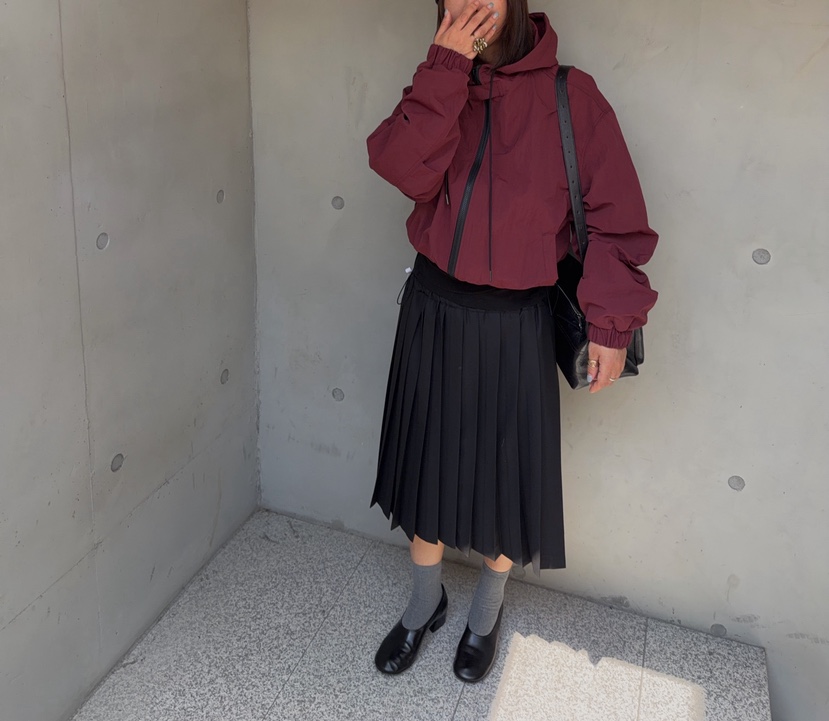 OLI EDIT東大門代購女士新品時尚熱賣半身裙中短裙百褶褶裙OLI EDIT半身裙/中短裙