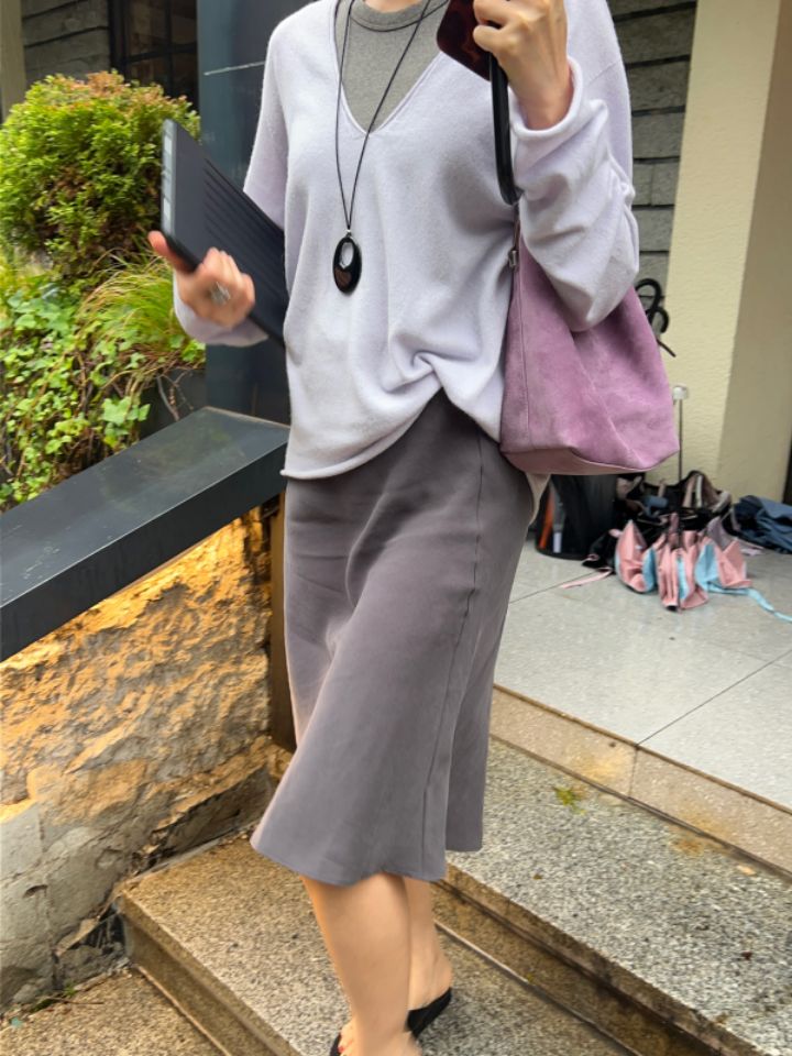 MOMENT東大門代購女士新品休閑熱賣推薦時尚半身裙中短裙MOMENT/RECOVER半身裙/中短裙