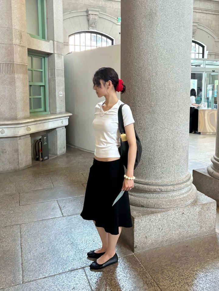 MOMENT東大門代購女士新品休閑熱賣推薦時尚半身裙中短裙MOMENT/RECOVER半身裙/中短裙
