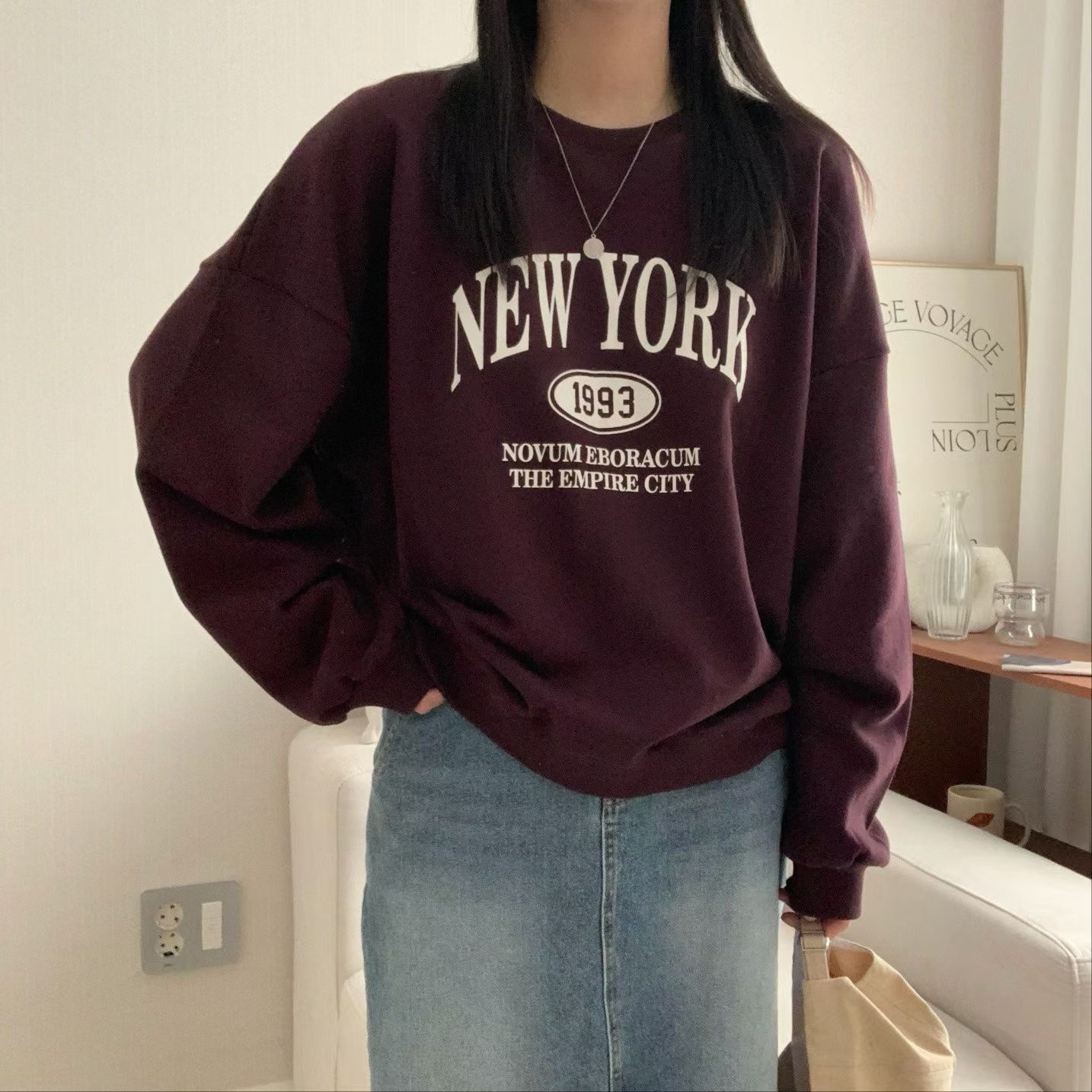 HELLO JINI韓國代購女裝新款推薦真品人氣衛衣不含內搭運動HELLO JINI衛衣