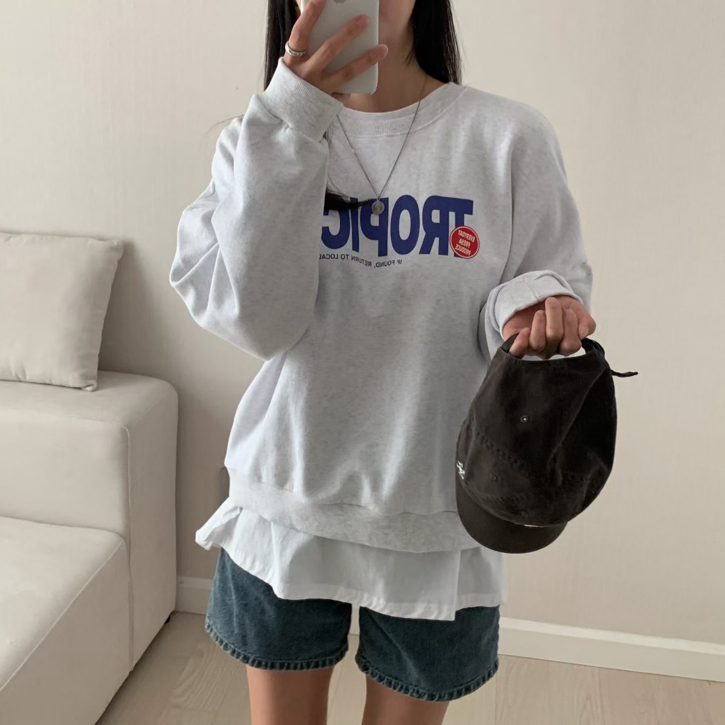 HELLO JINI東大門直郵女裝新品人氣時尚真品休閑推薦衛衣HELLO JINI衛衣