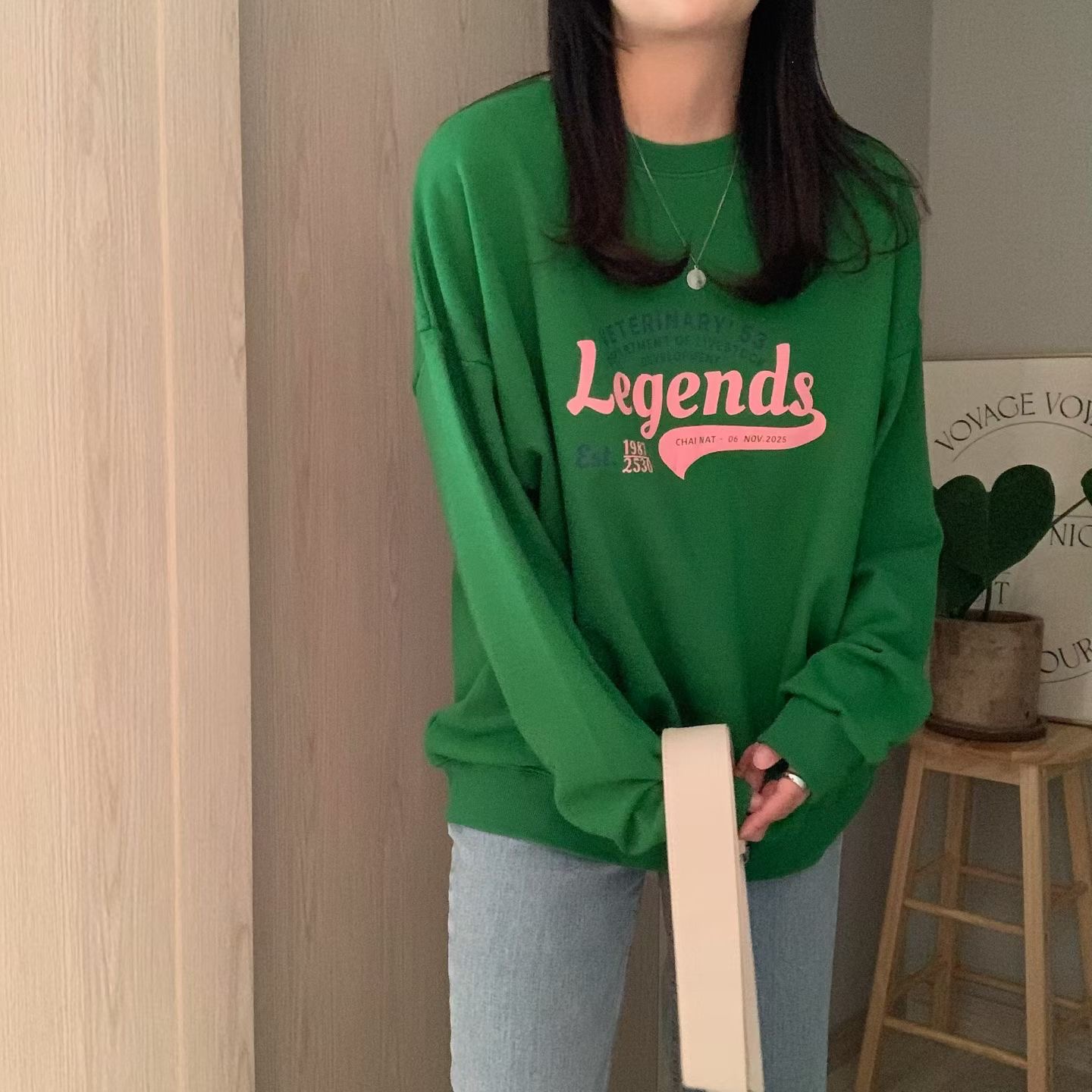HELLO JINI韓國代購女士新款真品人氣熱賣休閑時尚推薦衛衣HELLO JINI衛衣