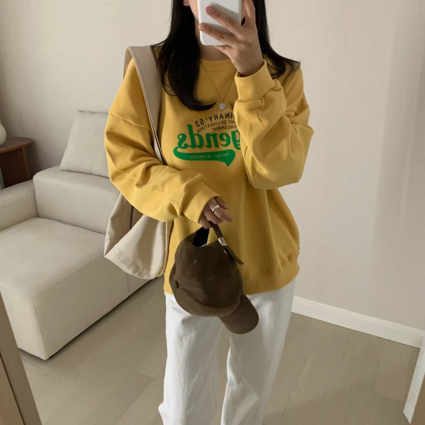 HELLO JINI韓國代購女士新款真品人氣熱賣休閑時尚推薦衛衣HELLO JINI衛衣圖色2