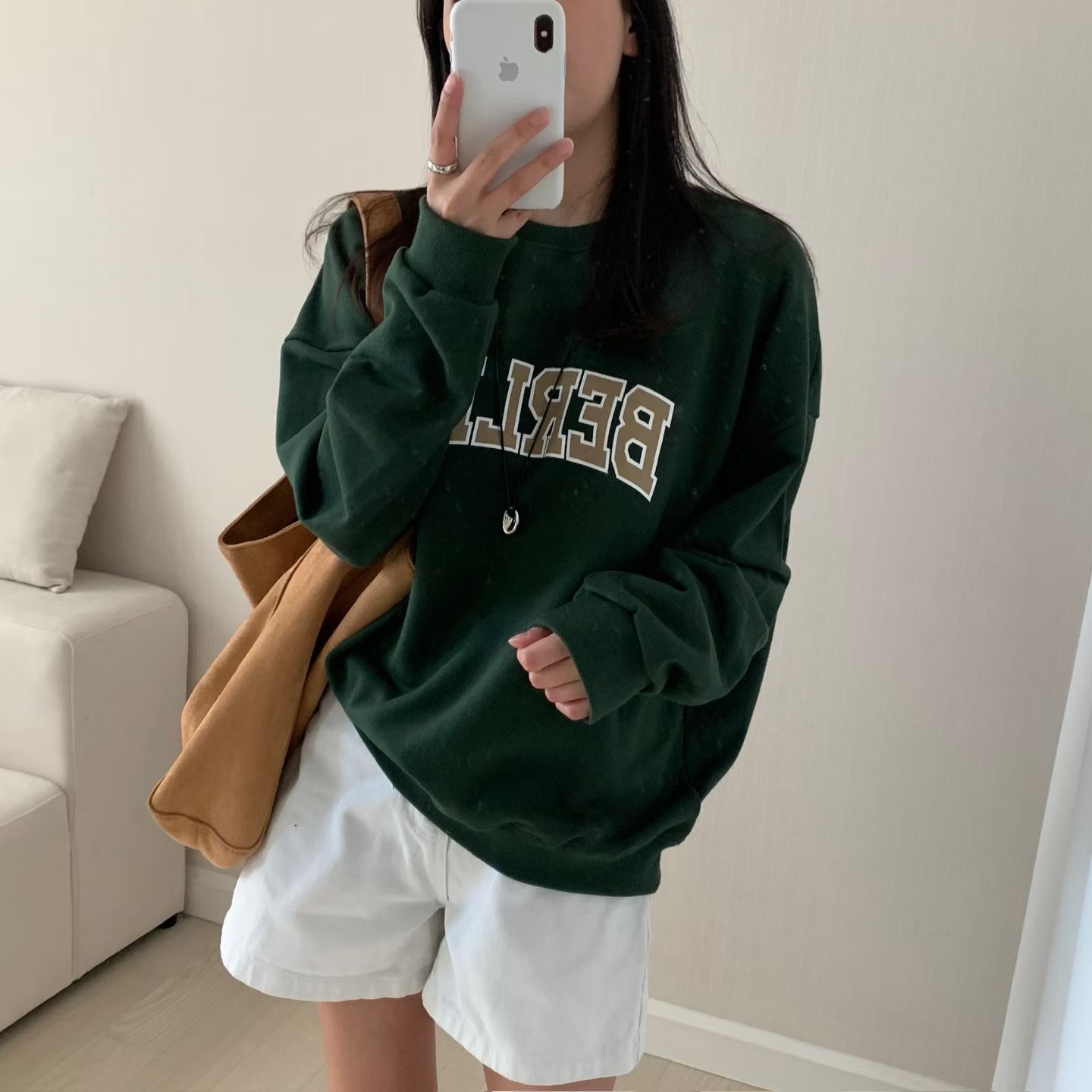 HELLO JINI韓國代購女裝新款推薦人氣休閑衛衣不含內搭運動HELLO JINI衛衣圖色3