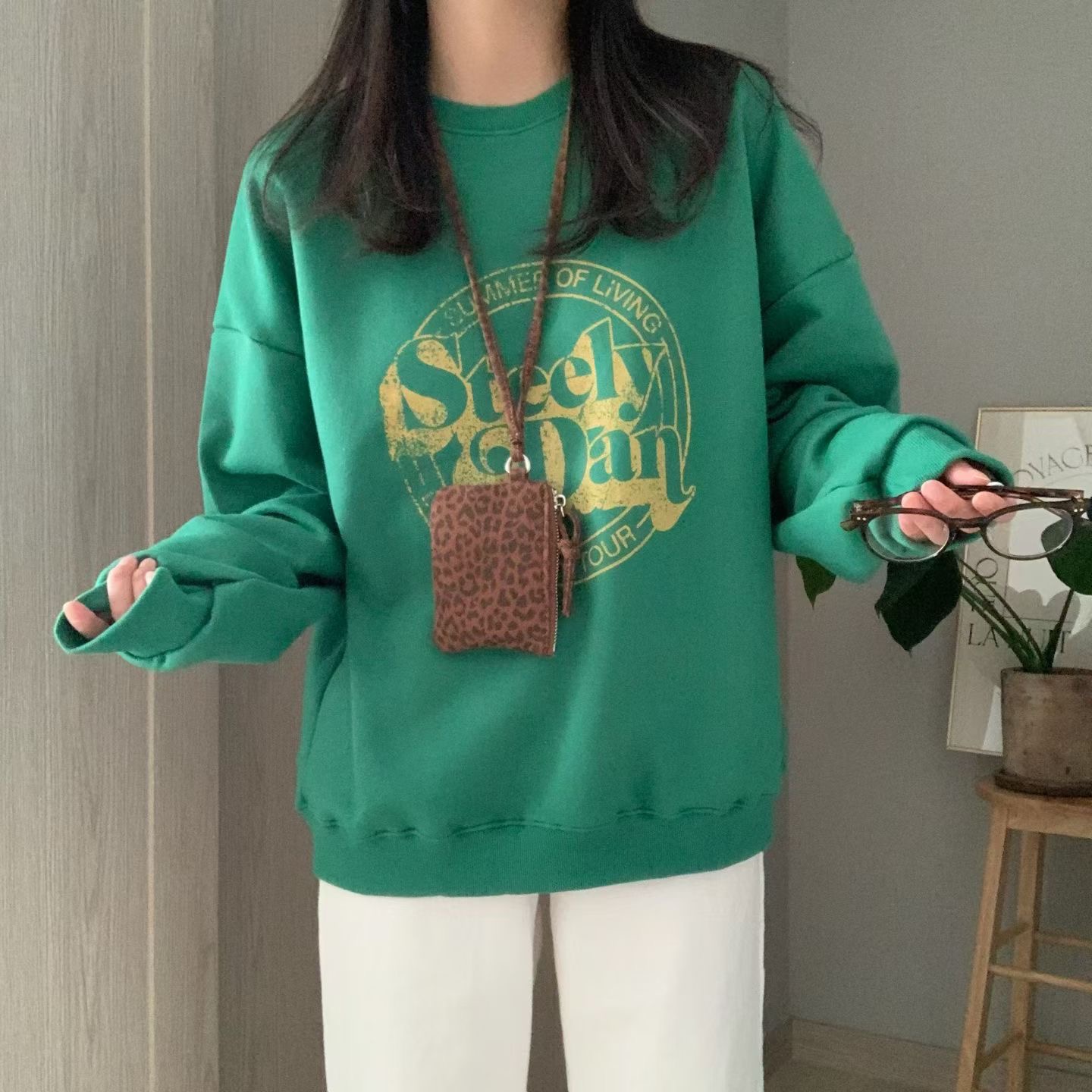 HELLO JINI東大門代購女裝新品推薦熱賣時尚衛衣不含內搭HELLO JINI衛衣