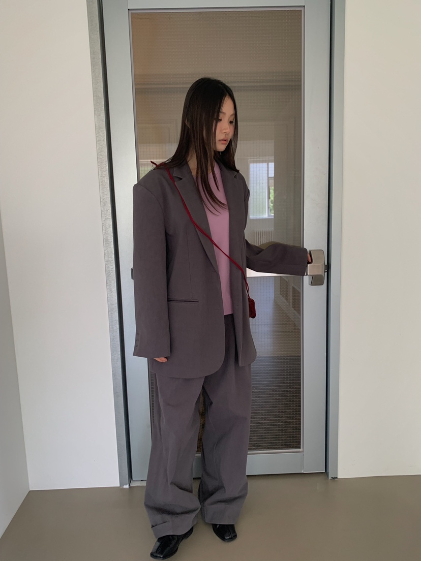CAMEL-P韓國直郵女士新品熱賣休閑褲棉質褶裥雙層Came_l 家休閑褲