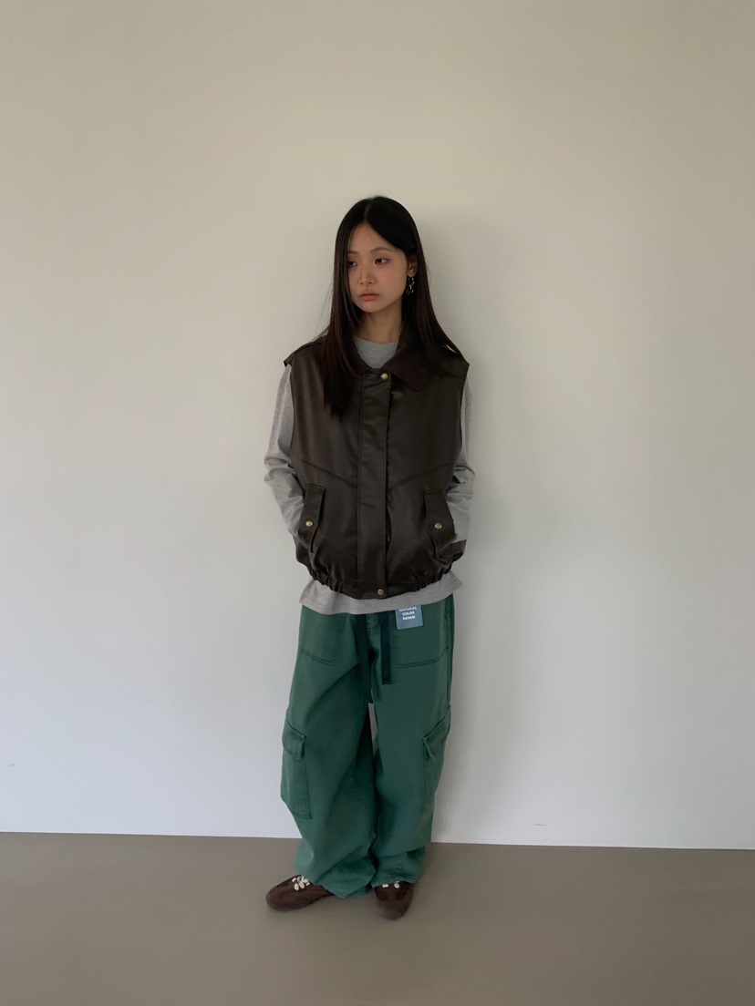 CAMEL-P東大門代購女裝新款時尚休閑褲工裝牛仔布Came_l 家休閑褲