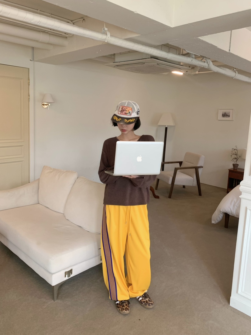 X韓國直郵女士新品真品熱賣時尚休閑推薦人氣休閑褲X休閑褲