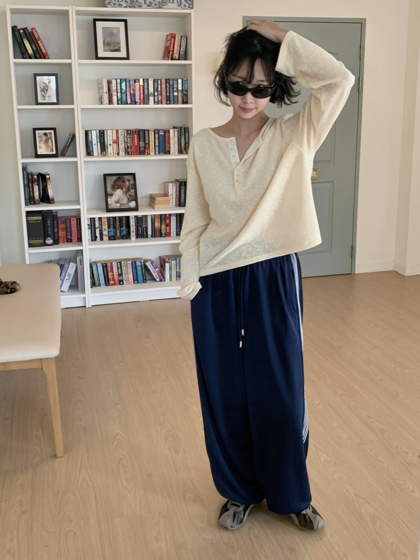 X韓國直郵女士新品真品熱賣時尚休閑推薦人氣休閑褲X休閑褲