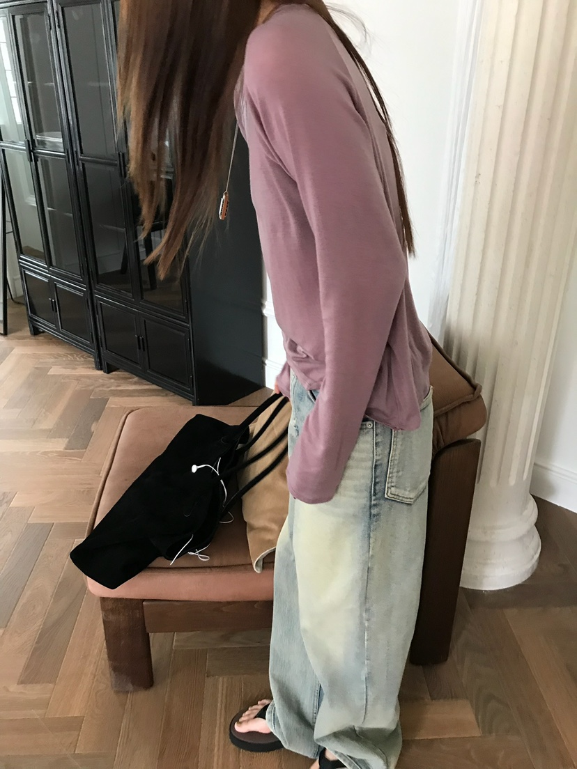 ESCHER東大門實拍女裝新品人氣熱賣職業時尚真品休閑長袖T恤ESCHER長袖T恤
