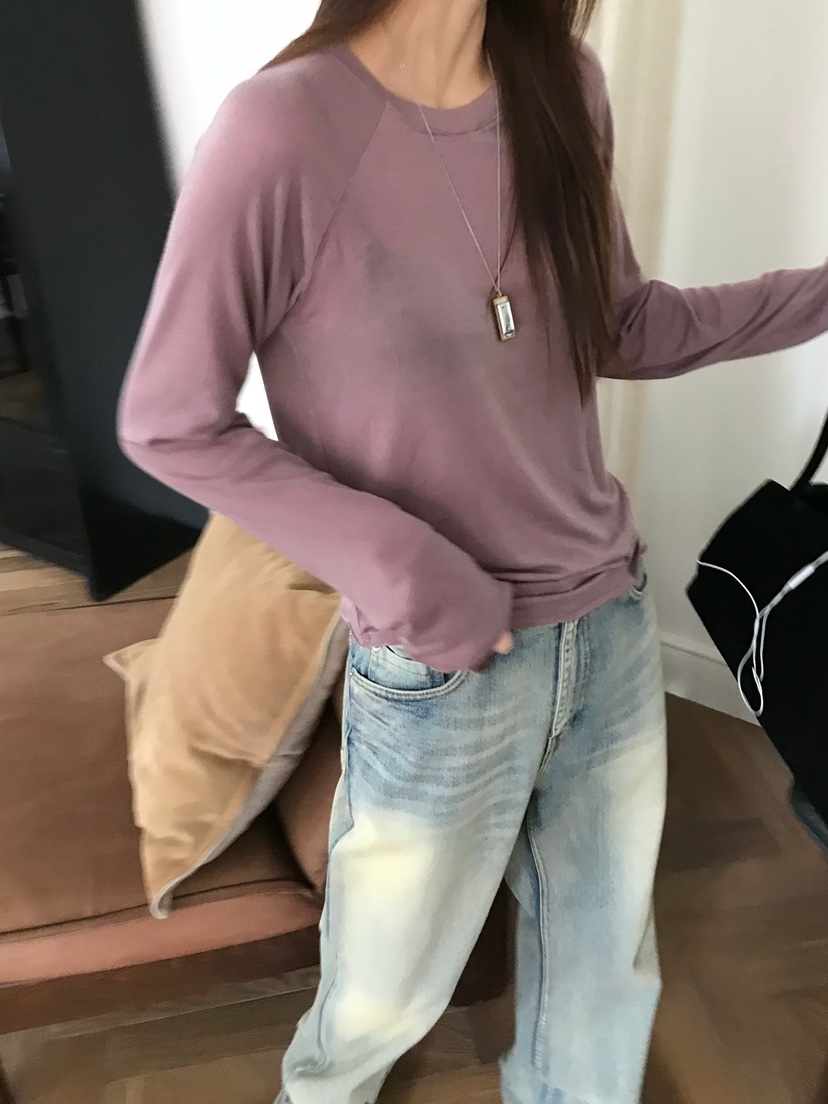 ESCHER東大門實拍女裝新品人氣熱賣職業時尚真品休閑長袖T恤ESCHER長袖T恤圖色1