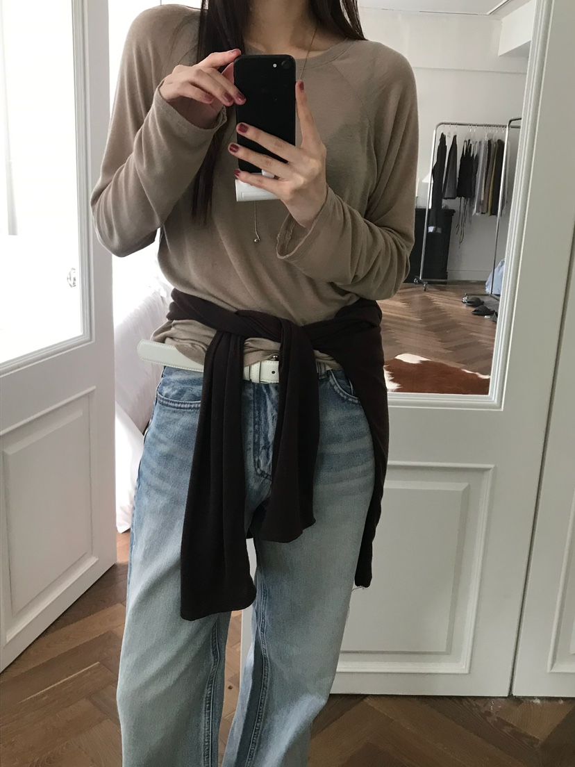 ESCHER東大門實拍女裝新品人氣熱賣職業時尚真品休閑長袖T恤ESCHER長袖T恤圖色5
