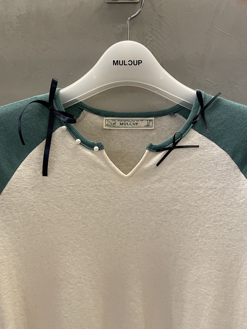 MULCUP東大門實拍女裝新款熱賣時尚職業休閑真品人氣長袖T恤MULCUP長袖T恤