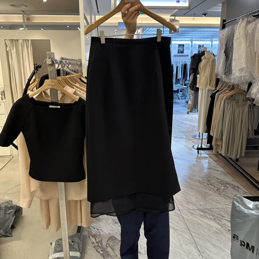 MER東大門直郵女裝新品人氣推薦真品時尚職業休閑熱賣長裙MER/ANGELO BIANCO長裙圖色1