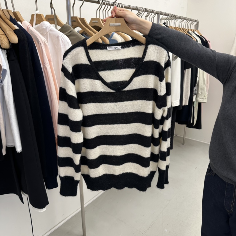 MER東大門代購女裝新品真品人氣熱賣休閑推薦時尚職業針織衫MER/ANGELO BIANCO針織衫圖色2