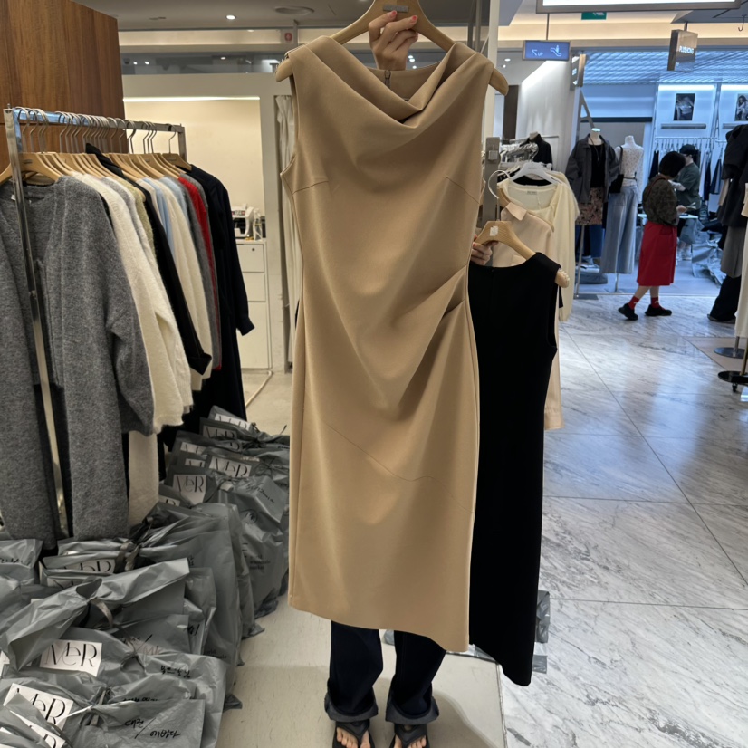 MER東大門代購女士新款人氣熱賣時尚職業休閑推薦真品連衣裙MER/ANGELO BIANCO連衣裙圖色1