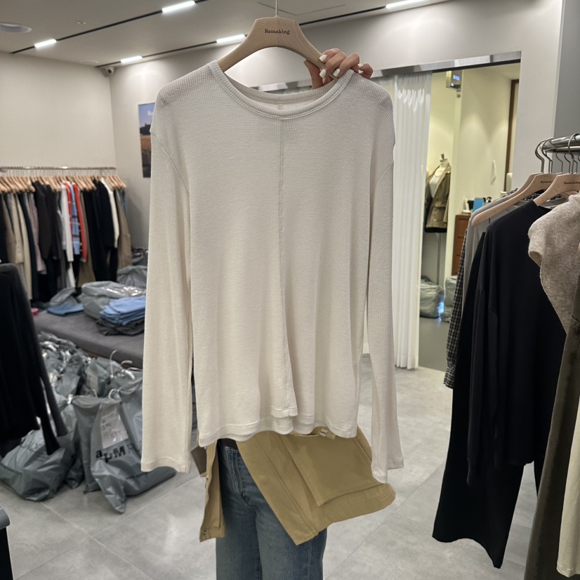URBANSTORY/REMAKING韓國代購女裝新品真品推薦休閑長袖T恤Remaking/URBANSTORY長袖T恤圖色2