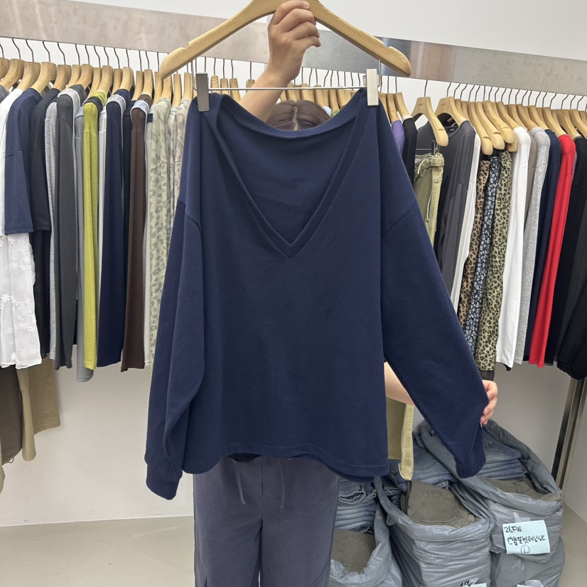 SPECIAL東大門實拍女裝新品人氣時尚熱賣推薦休閑真品衛衣SPECIAL衛衣圖色7深藍色