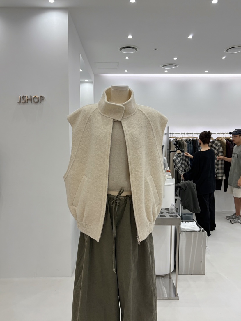J SHOP東大門代購女士新品休閑推薦真品熱賣人氣馬甲羊駝J_SHOP馬甲