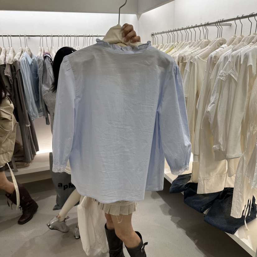 BERTHA東大門直郵女裝新品真品熱賣人氣休閑時尚襯衫蕾絲衫BERTHA襯衫/蕾絲衫