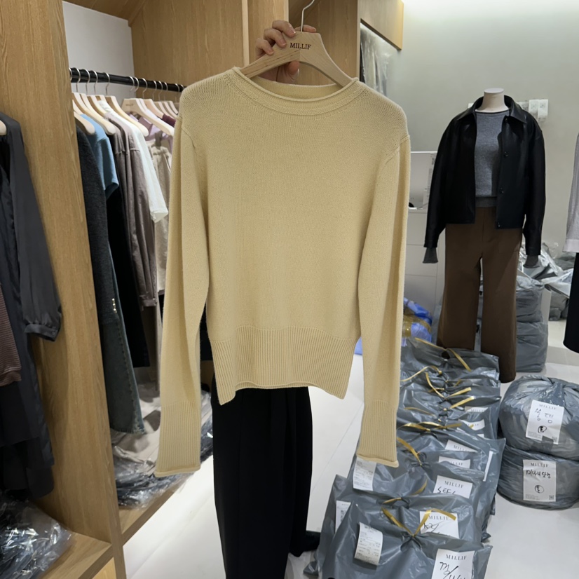 MILLIF韓國直郵女裝新品人氣熱賣推薦真品時尚休閑針織衫MILLIF針織衫圖色2