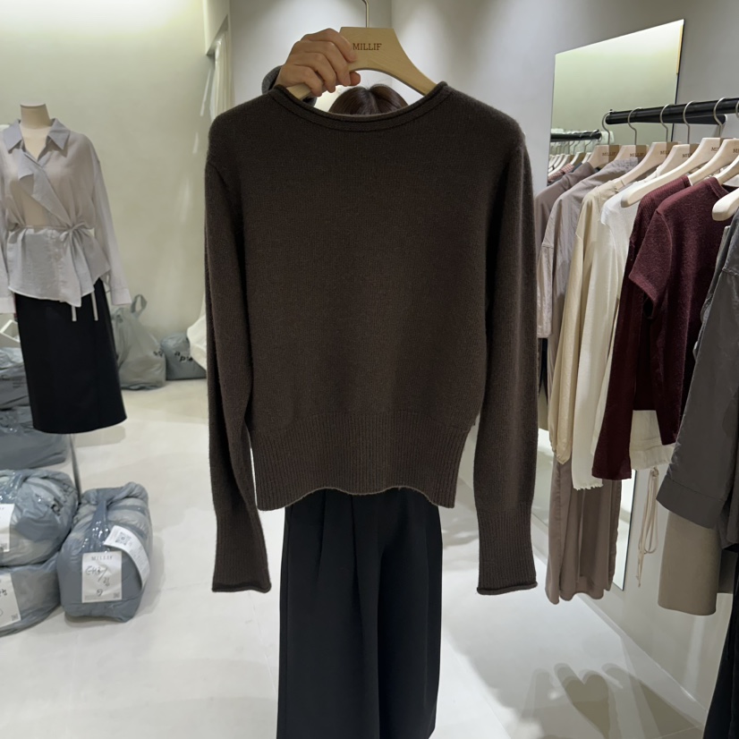 MILLIF韓國直郵女裝新品人氣熱賣推薦真品時尚休閑針織衫MILLIF針織衫圖色4