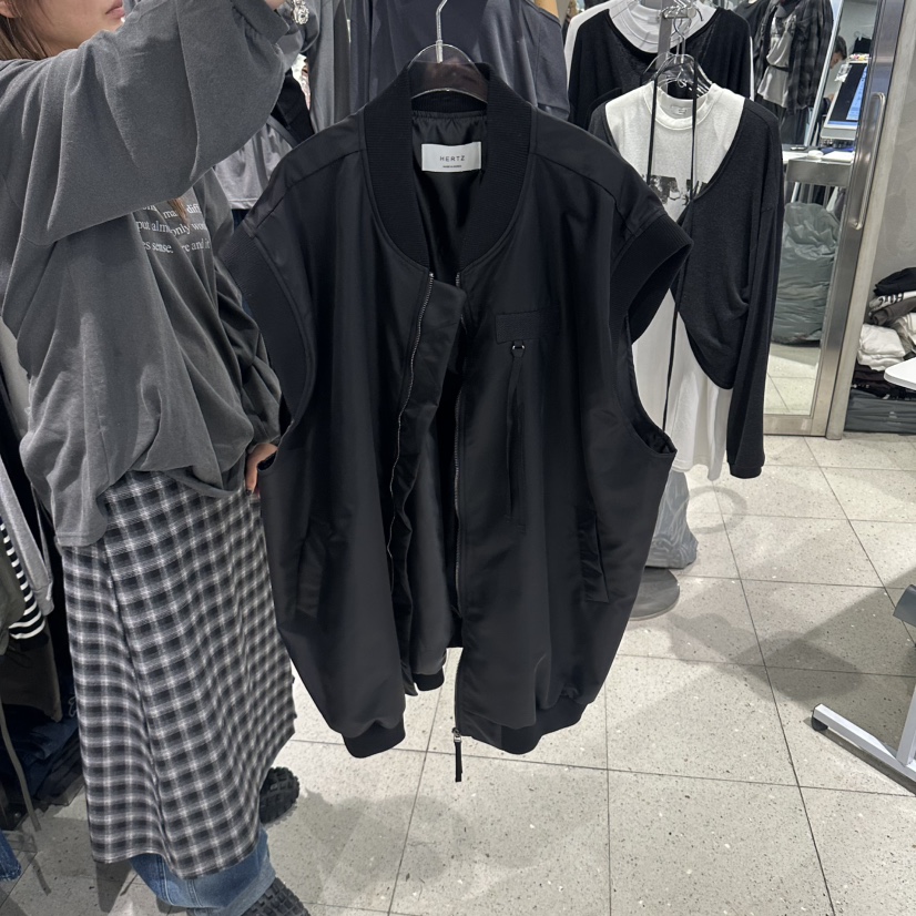 HERTZ-P東大門直郵女士新款熱賣真品休閑時尚人氣推薦馬甲HERTZ-P馬甲圖色2黑色
