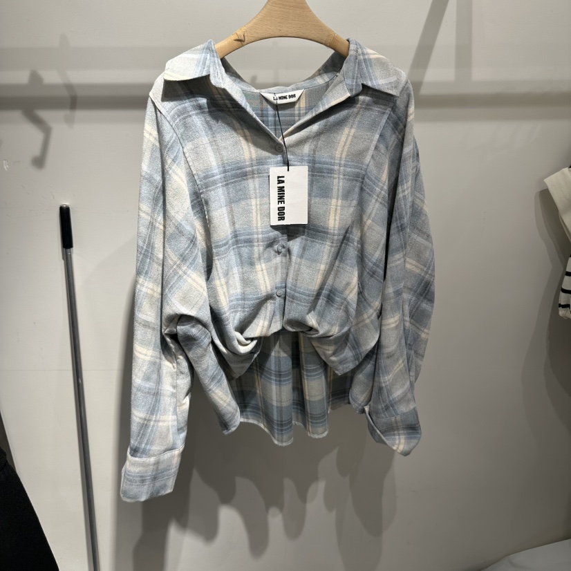 LAMINEDOR東大門代購女裝新品真品休閑推薦人氣襯衫蕾絲衫LA MINE DOR襯衫/蕾絲衫圖色1