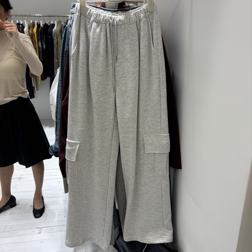 BREATHE東大門實拍女裝新品時尚推薦熱賣休閑真品人氣休閑褲BREATHE休閑褲圖色1淺灰