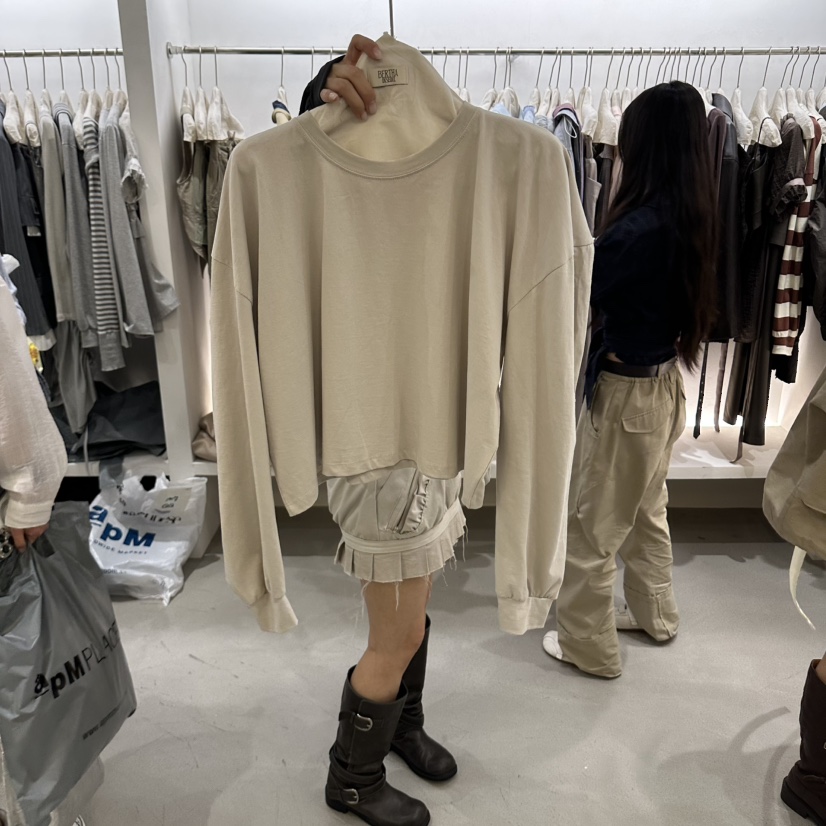 BERTHA東大門直郵女裝新品真品熱賣時尚人氣推薦休閑長袖T恤BERTHA長袖T恤圖色3