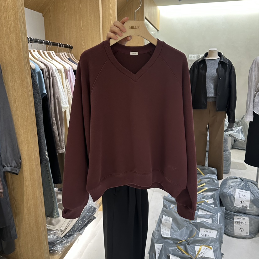 MILLIF東大門實拍女士新品休閑人氣真品推薦熱賣衛衣刺繡MILLIF衛衣圖色2