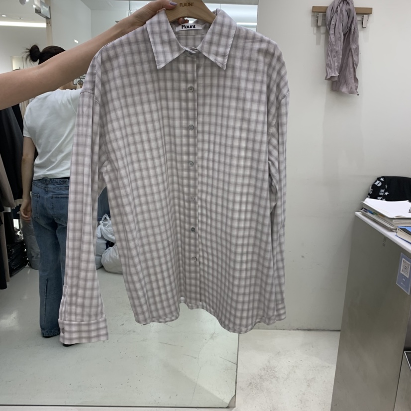 FLAUNT韓國代購女裝新款人氣熱賣真品休閑時尚襯衫蕾絲衫FLAUNT襯衫/蕾絲衫圖色1白