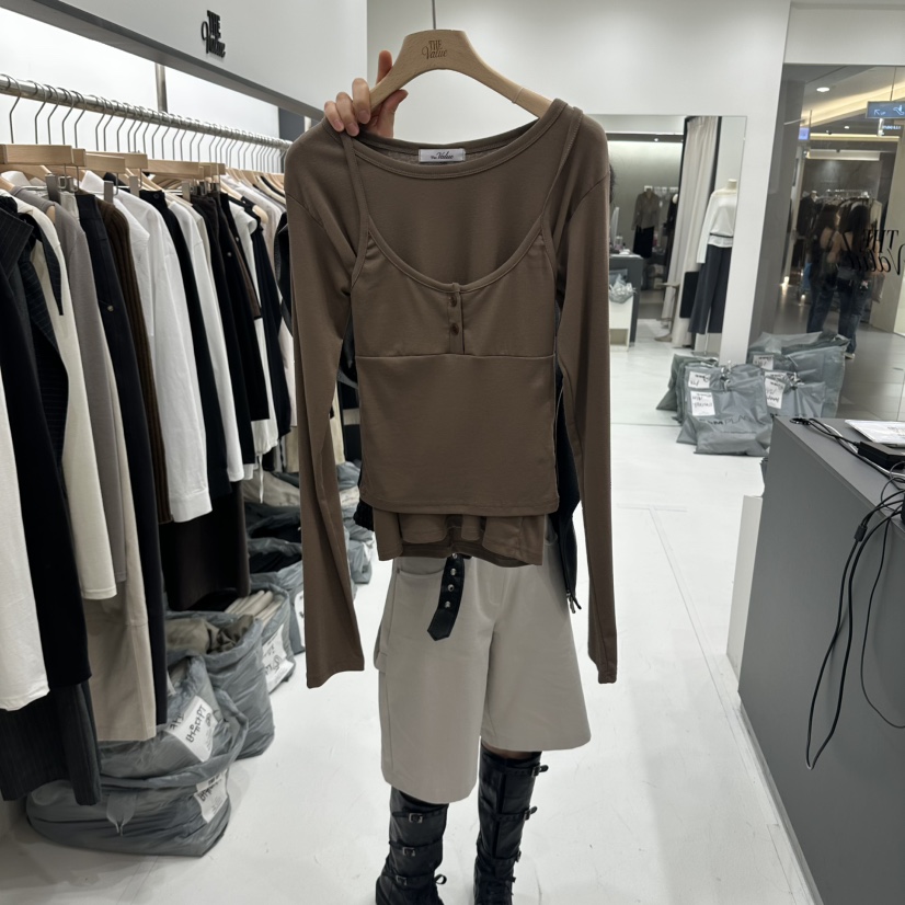 THE VALUE韓國代購女裝新品熱賣推薦休閑人氣時尚真品套裝THE VALUE套裝圖色2