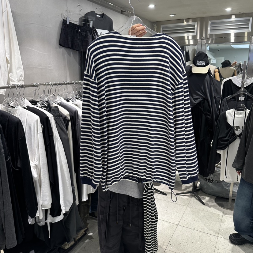 HERTZ-P東大門直郵女裝新款真品休閑時尚熱賣開衫拉鏈條紋HERTZ-P開衫