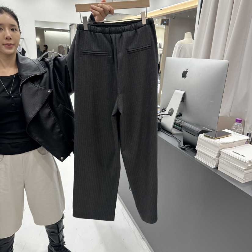 THE VALUE東大門代購女士新品休閑熱賣時尚人氣休閑褲羊毛THE VALUE休閑褲