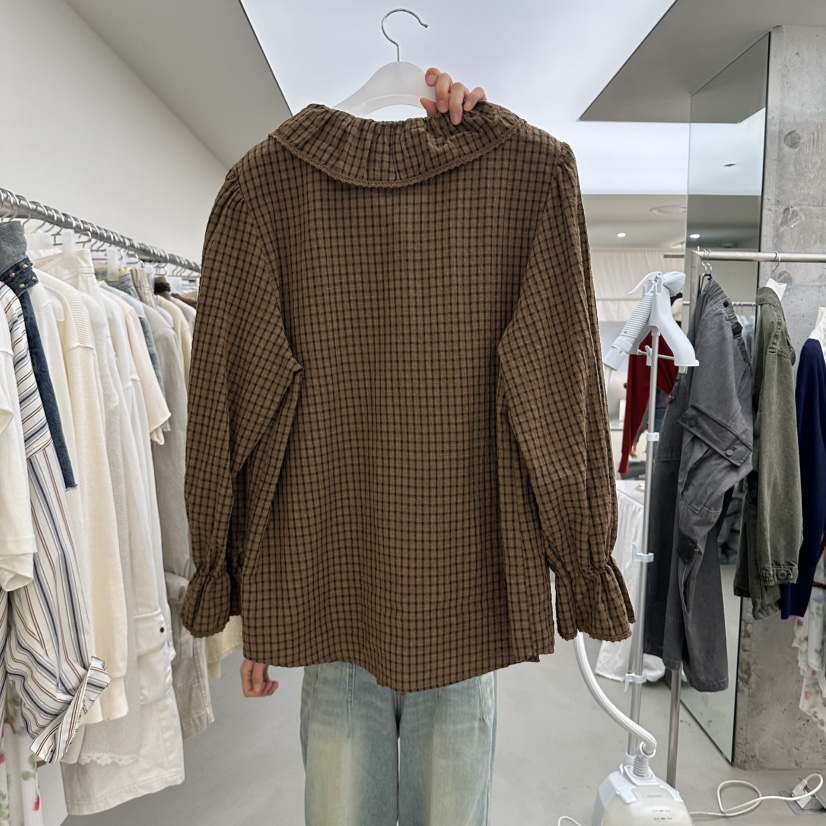 R U VAULT韓國代購女士新品真品熱賣人氣時尚襯衫蕾絲衫R U VAULT襯衫/蕾絲衫