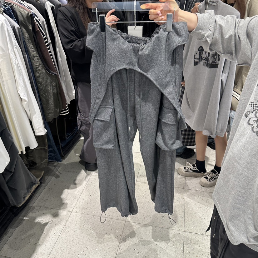 HERTZ-P東大門代購女裝新品人氣時尚推薦休閑褲不含腰帶HERTZ-P休閑褲圖色1