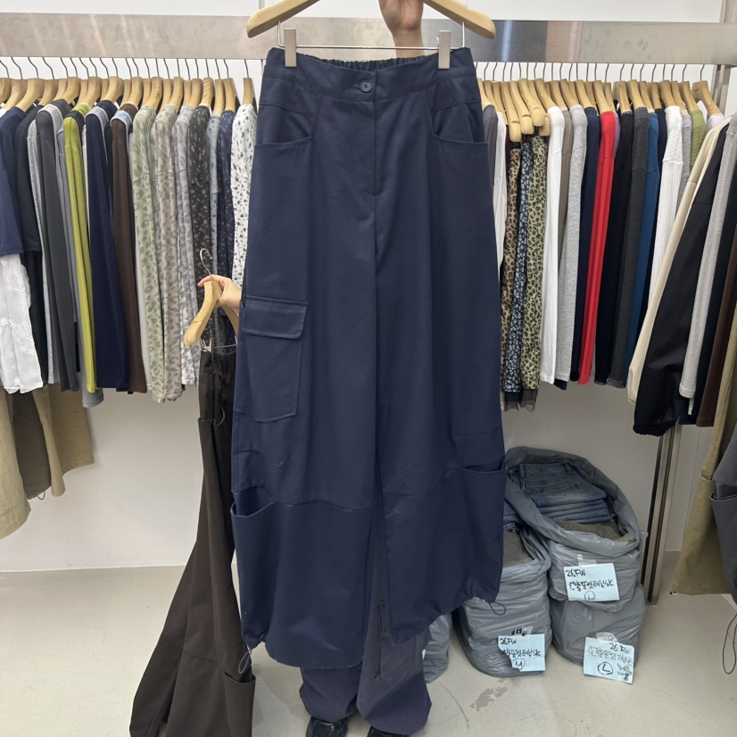 SPECIAL韓國代購女士新品時尚推薦休閑人氣熱賣真品休閑褲SPECIAL休閑褲圖色4深藍色
