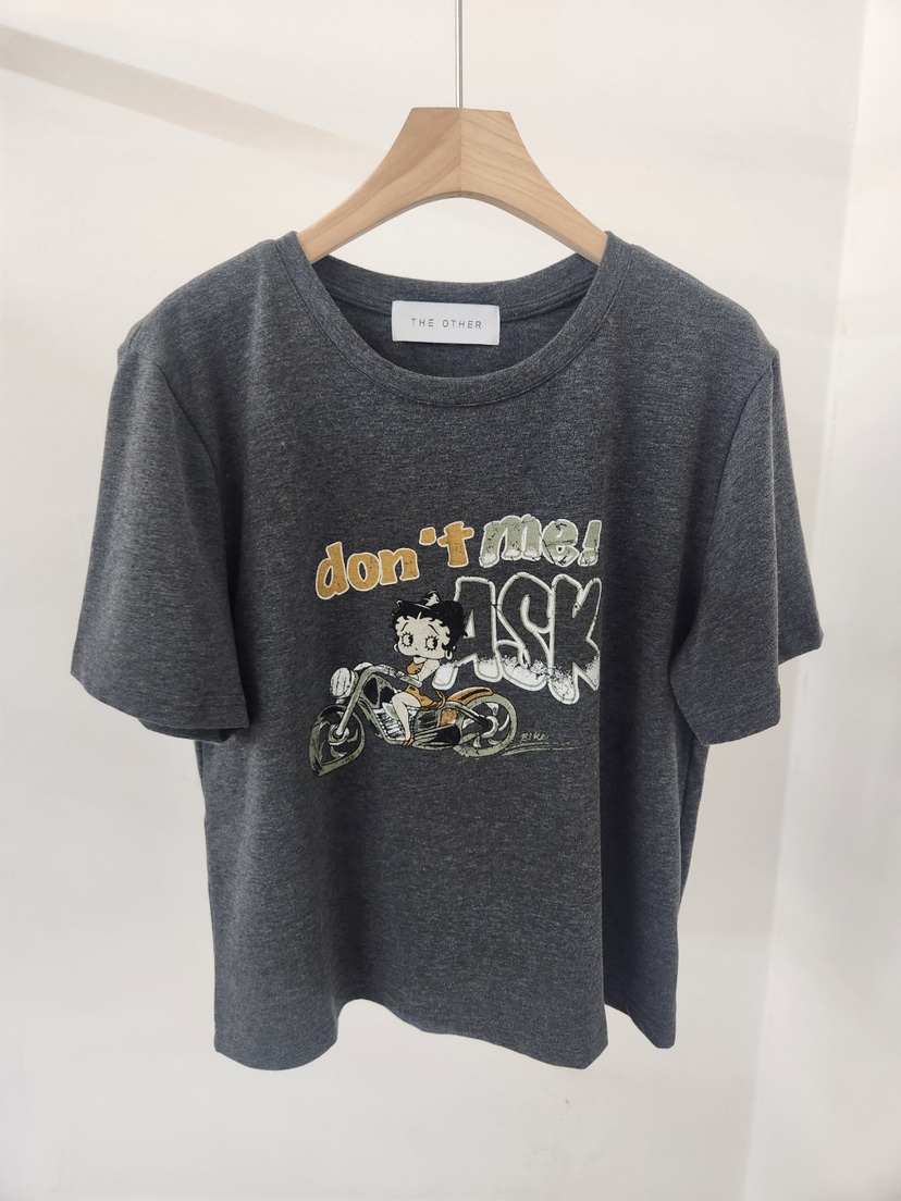 THE OTHER東大門直郵女裝新款時尚熱賣推薦真品人氣休閑T恤THE OTHERT恤圖色1